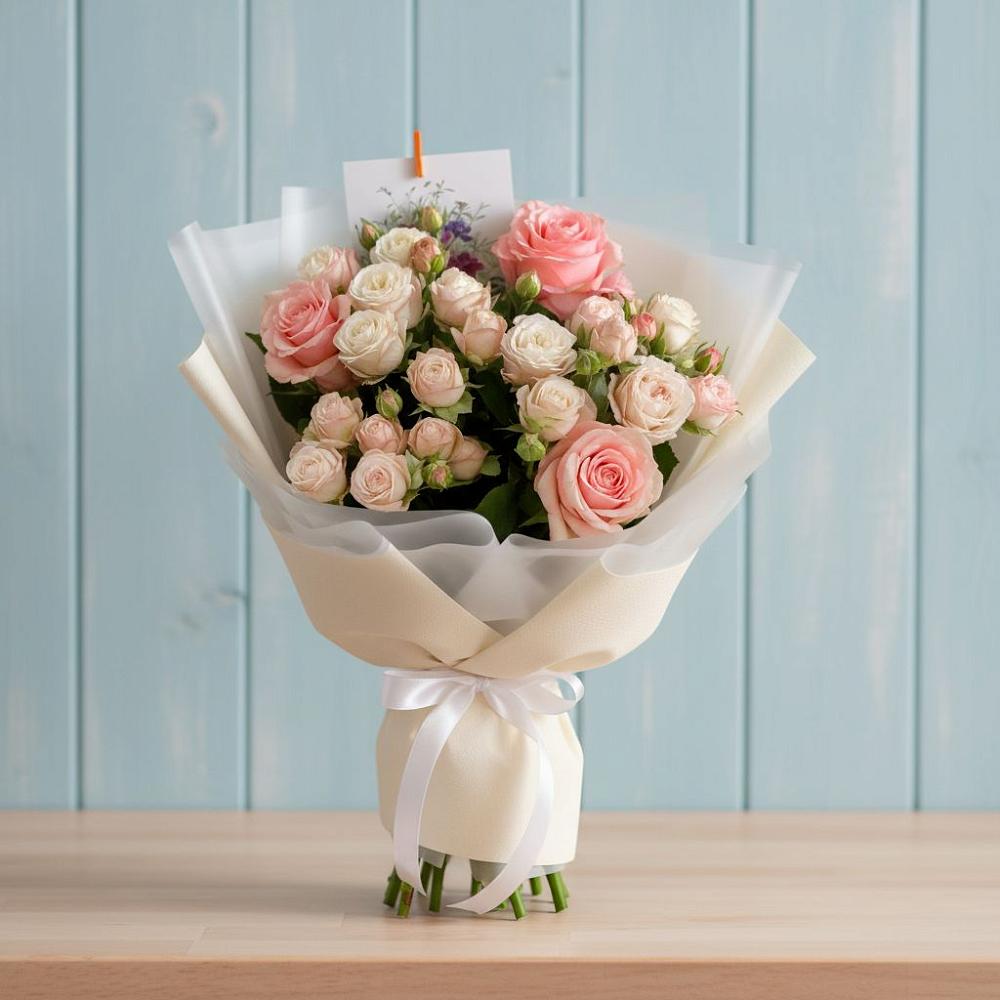 Букет цветов из: Розы в Амурске