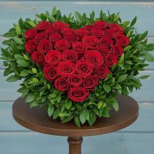 Цветочная композиция из Розы в виде сердца #REPLACE_PRED# Амурске