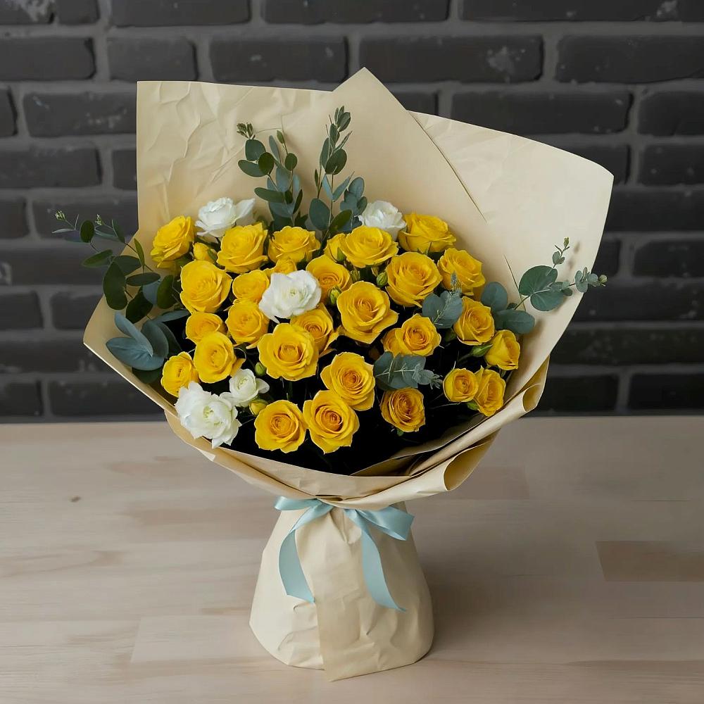 Букет цветов из: Розы в Амурске